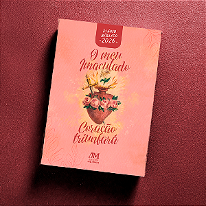 Diário Bíblico 2026 - Capa Imaculado Coração de Maria - Brochura