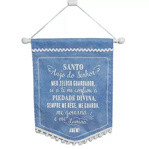 Flâmula -  Oração do Anjo da Guarda - Azul