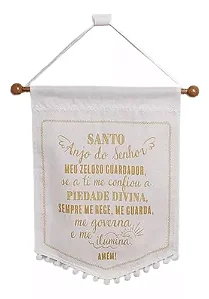 Flâmula - Oração do Anjo da Guarda - Branco