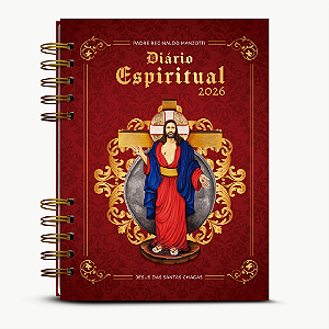 Diário Espiritual 2026 - Padre Reginaldo Manzotti - Capa Clássica