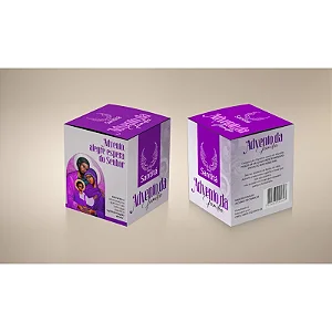 Box Vela Do Advento Em Família Santitá - 4 Velas (6x3,5cm)