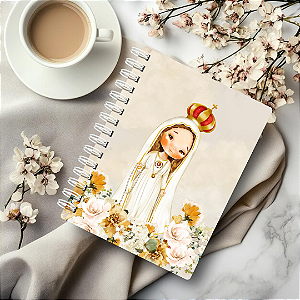 Caderno Personalizado - Nossa Senhora de Fátima - A5