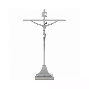 Crucifixo Estilizado Onix - c/ base - 22cm