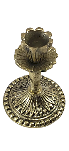 Castiçal para 1 vela - 11 cm - Bronze