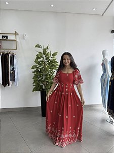 Vestido Bordado