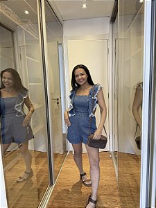 Macaquinho Jeans