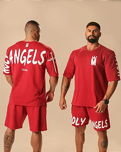 OVERSIZED HOLY ANGELS RED