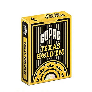 Baralho de Poker Copag Texas Hold'em Preto