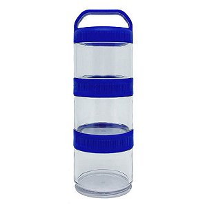 Porta Suplementos 2go Pot Multiuso | Blue