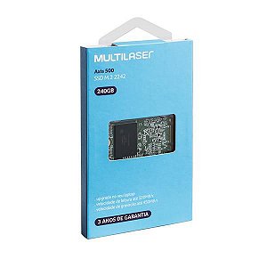 SSD Multilaser Axis 500 240GB M.2 2242 - SS204