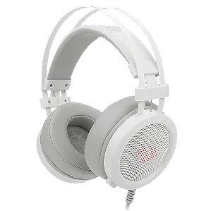 Headset Gamer Redragon Scylla Lunar White H901W