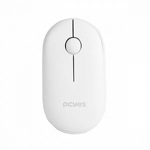 Mouse College PCYES Sem Fio Wireless/Bluetooth Branco - PMCWMDSCB