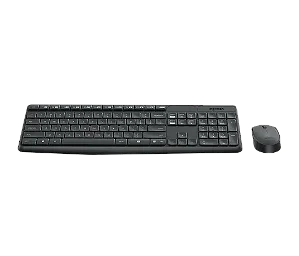 Kit Teclado e Mouse Sem Fio Logitech MK235 ABNT2