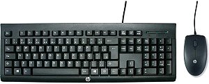 KIT TECLADO E MOUSE HP C2500 HP COM FIO