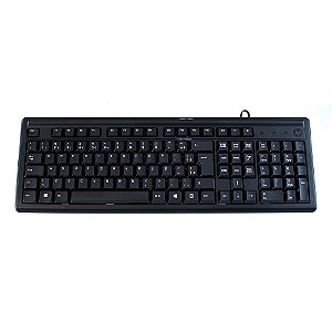 Teclado HP USB Preto 100 2UN30AA