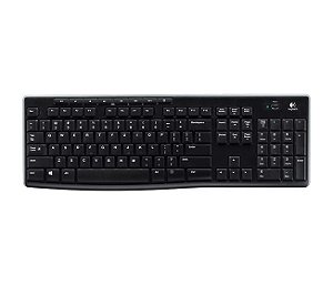 TECLADO LOGITECH WIRELESS K270 PRETO