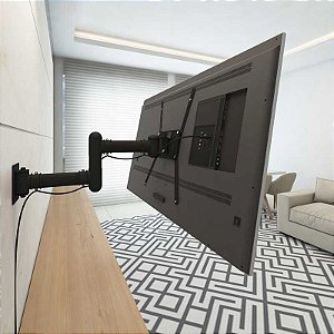 Suporte de TV Multivisão Articulado c/ Inclinação STPA50‑PR