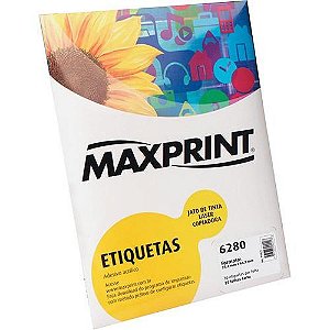 ETIQUETA INK/LASER MAXPRINT 6280 25.4X66.7 25 FLS