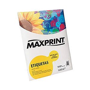 ETIQUETA INK/LASER MAXPRINT A4249 26X15 25 FLS 494360