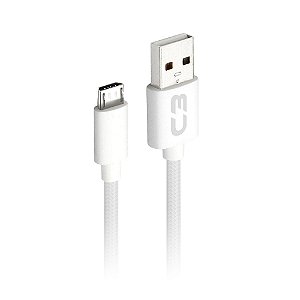 CABO USB/MICRO USB 2A 2M C3PLUS CB-M21WH