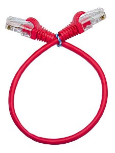 PATCH CORD 1.5M CAT5 CABLIX VERMELHO