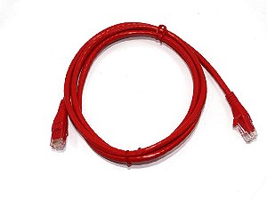 PATCH CORD 1.5M CAT5 MAXI  VERMELHO