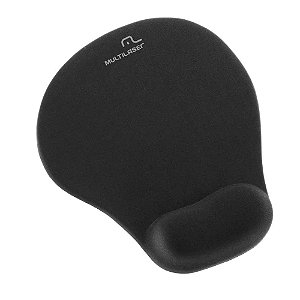 MOUSEPAD APOIO GEL PRETO MULTILASER AC021