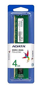 MEMÓRIA ADATA 4GB DDR4 2666MHZ - AD4U2666J4G19-S