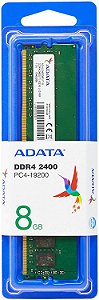 MEMÓRIA ADATA 8GB DDR4 2400MHZ - AD4U240038G17-S