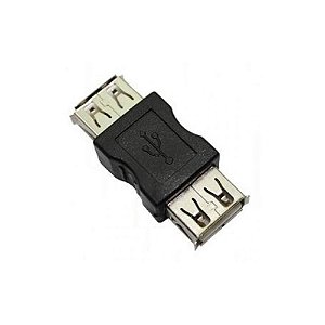 ADAPTADOR/EMENDA USB A/FÊMEA X USB A/FÊMEA