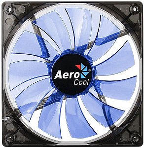 Ventilador p/ Gabinete 14x14 cm EN51400BL LED Azul Aerocool