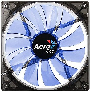 VENTILADOR PARA GABINETE - 14X14 CM EN51400 BL LED AEROCOOL