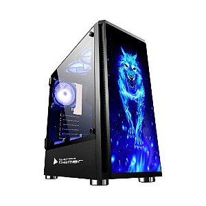 GABINETE BLUECASE GAMER BG-026 SEM FONTE PRETO