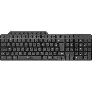 TECLADO FORTREK MULTIMEDIA USB MKF101 PRETO