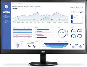 MONITOR AOC LED 18.5" ANTI REFLEXO (VGA/HDMI) - E970SWHNL