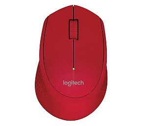 MOUSE LOGITECH SEM FIO M280 VERMELHO