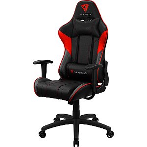 CADEIRA GAMER THUNDERX3 EC3 PRETA E VERMELHA