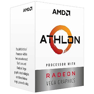 PROCESSADOR AMD ATHLON 3000G AM4 3.5GHZ 5MB CACHE