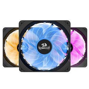 Kit Cooler Fan Redragon Com 3 Unidades RGB 12CM - GC-F006