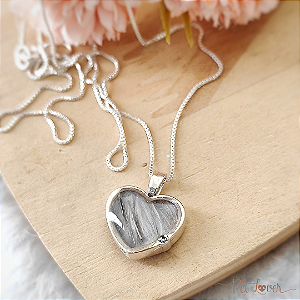 Colar Coração Eterno Prata 925