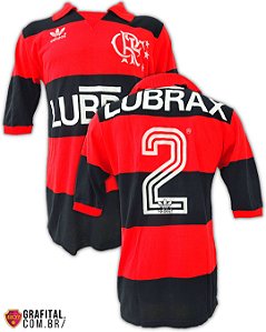 Flamengo 1985 Tamanho G 78x52cm