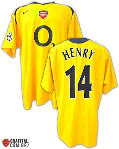 Arsenal 2005/2006 Tamanho GG 80x63cm