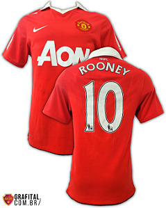 Manchester United 2010/2011 Tamanho P 77x47cm