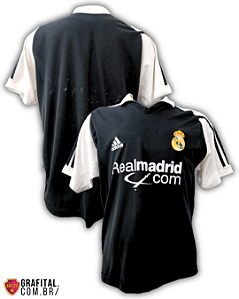 Real Madrid 2001/2002 Tamanho P 67x54cm