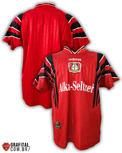 Bayer Leverkusen 1996/1997 Tamanho G 75x55cm