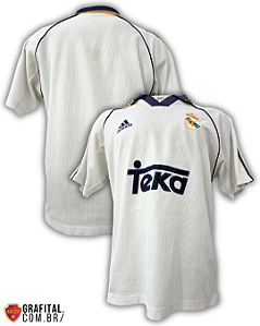 Real Madrid 1998/2000 Tamanho M 72x52cm