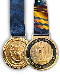 Medalha Campeão da Copa Libertadores e Brasileirão 2025