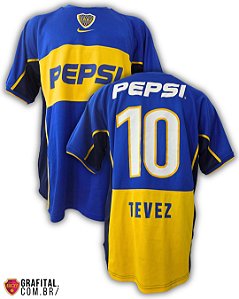 Boca Juniors 2001 Tamanho G 74x56cm