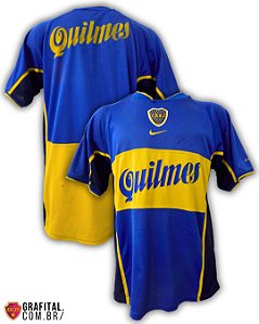 Boca Juniors 2001/2002 Tamanho M 72x54cm