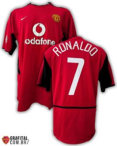 Manchester United 2002/2004 Tamanho G 78x56cm